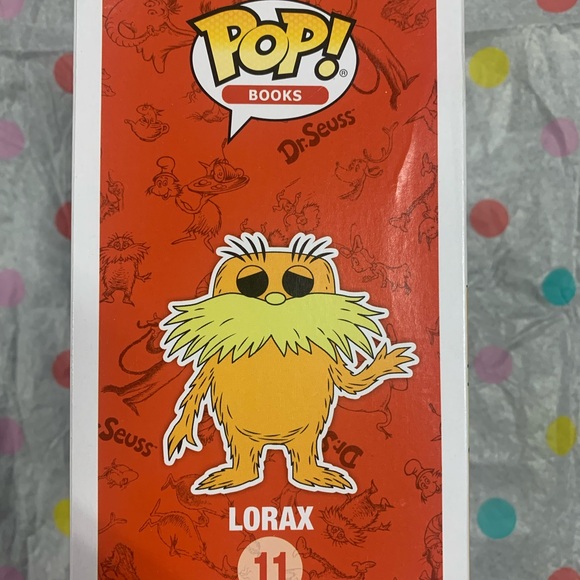 ❤︎︎❤︎︎❤︎︎🆂🅾︎🅻🅳❤︎︎❤︎︎❤︎︎2017 Summer Convention Exclusive The Lorax Flocked Funko - Picture 5 of 7